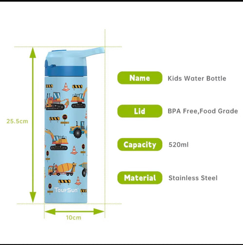 Stainless Steel Water Bottle with  Lid